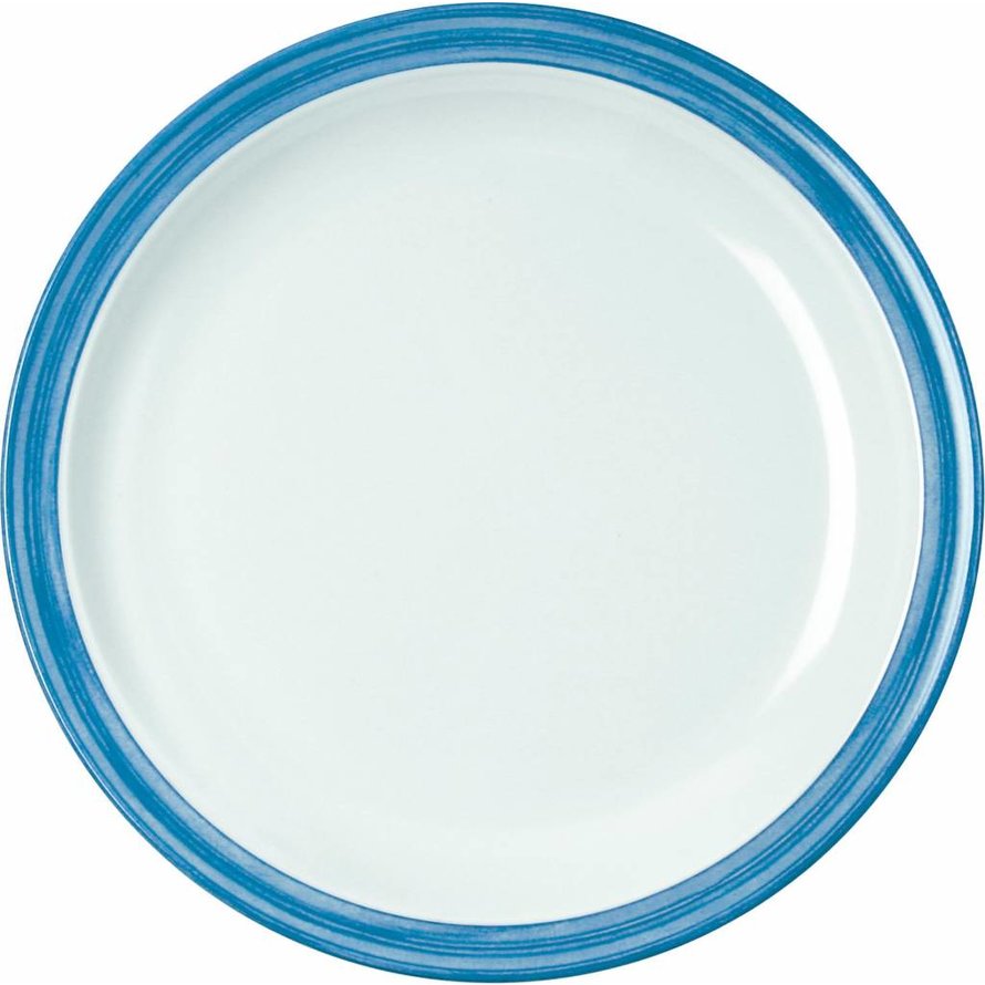 Teller flach "Colour" Ø23,5cm Melamin blau
