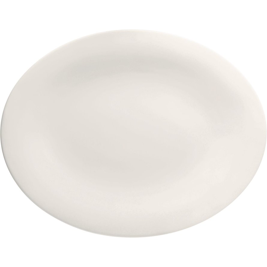 Porzellanserie Bone China "NEVE" Platte flach oval 30,5x23,5cm