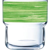 Glasserie "Brush" 220ml Grün 220ml (1)