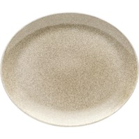 Porzellanserie "Shine" Sahara Platte flach oval, 31x25,5cm (1)