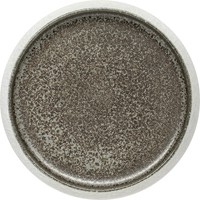Porzellan Serie "Samoa" grau Teller flach Ø19cm (2)