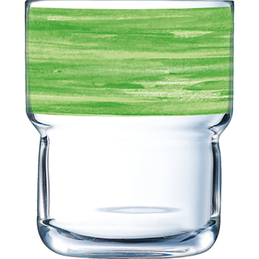 Glasserie "Brush" 270ml grün
