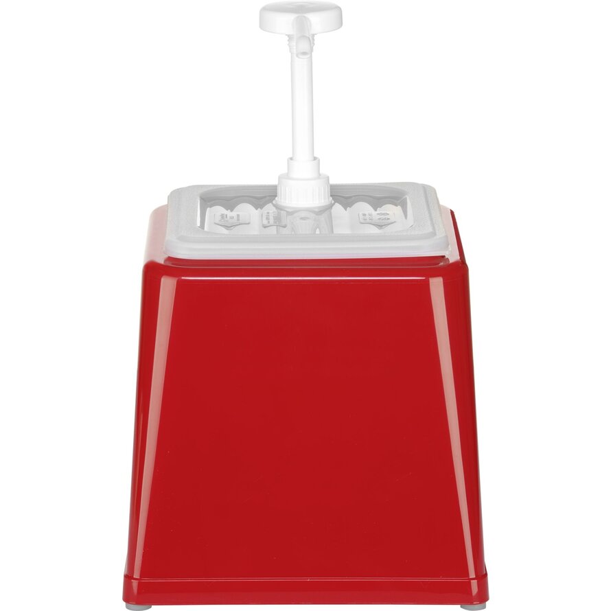 Pump-Soßenspender 2,5L rot