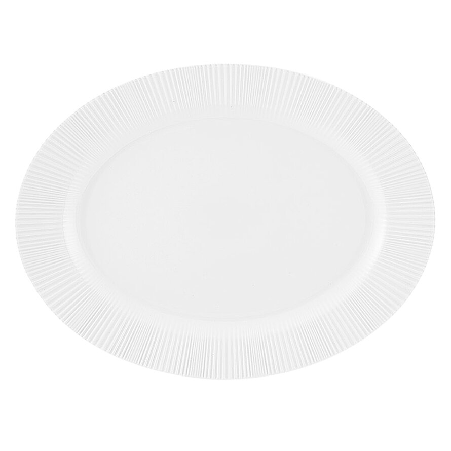 Porzellanserie "Verve" Platte oval 32x24,5cm