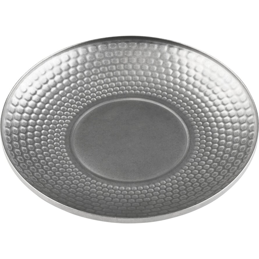 Edelstahlserie "Yoko" Teller flach, hammerschlag Ø 20cm