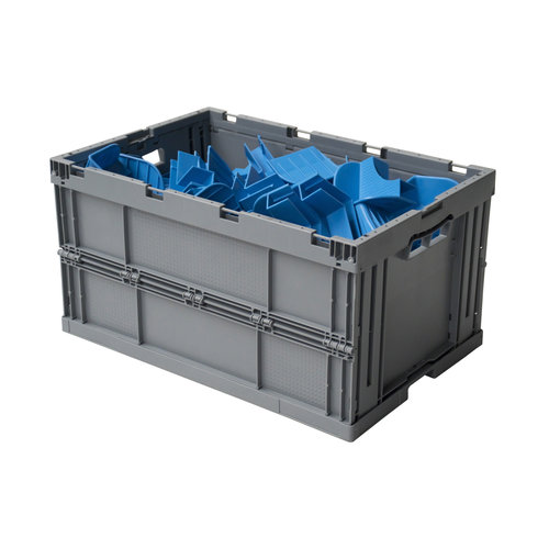 Kunststoffbox faltbar, geschlossen, 59 l, 600x400x320mm