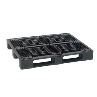 Kunststoffpalette 1200x1000x150mm, offenes Deck ohne Rand