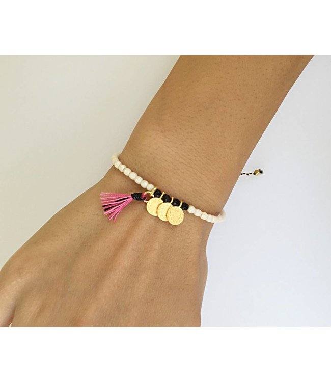 Sara Lashay Karma Bracelet White