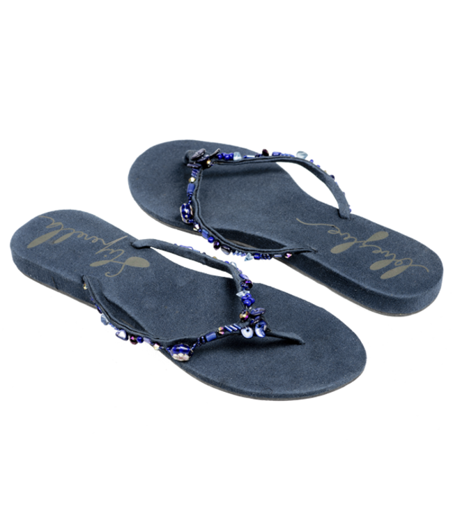 jean flip flops