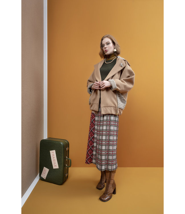 STMA by Stefania Marra Camel Giaccha di lana