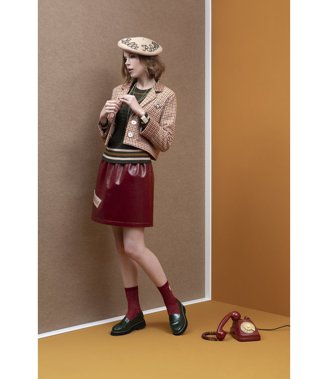 STMA by Stefania Marra Fem With Care Vinyl Skirt