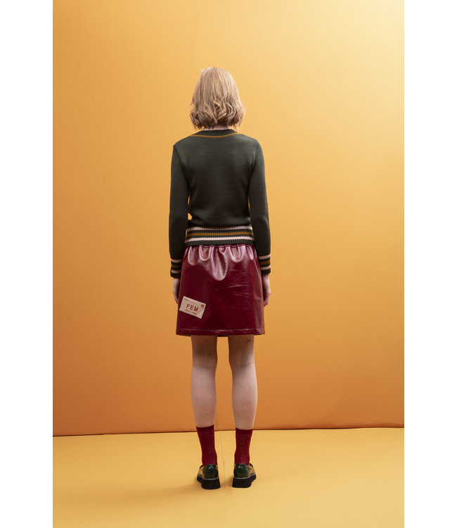 STMA by Stefania Marra Fem With Care Vinyl Skirt