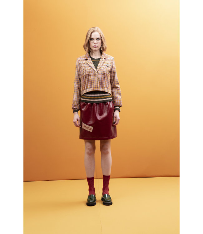 STMA by Stefania Marra Fem With Care Vinyl Skirt