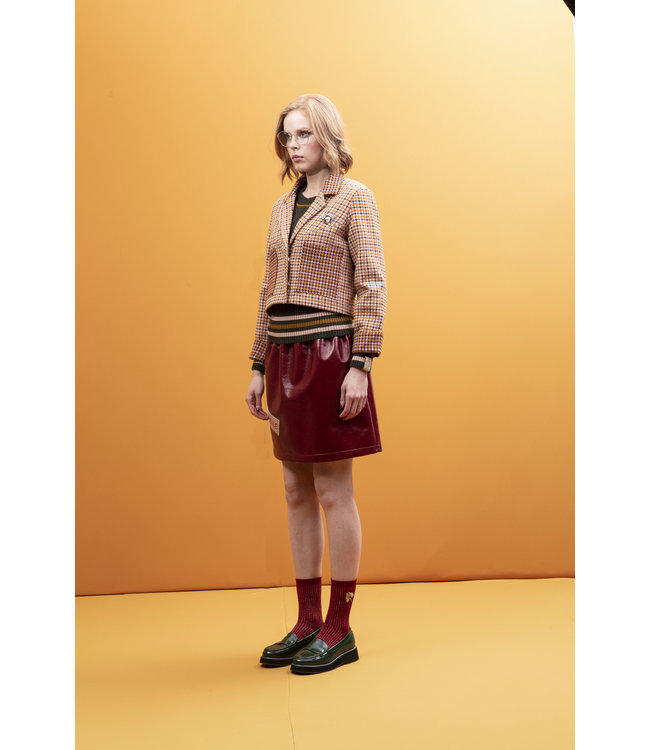 STMA by Stefania Marra Fem With Care Vinyl Skirt