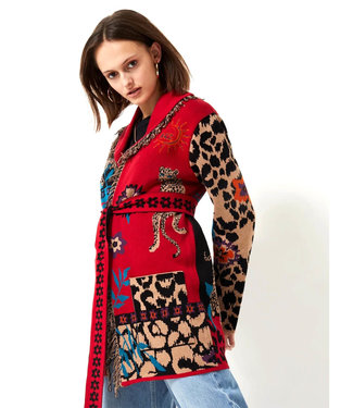 hayley dress summer night leopard
