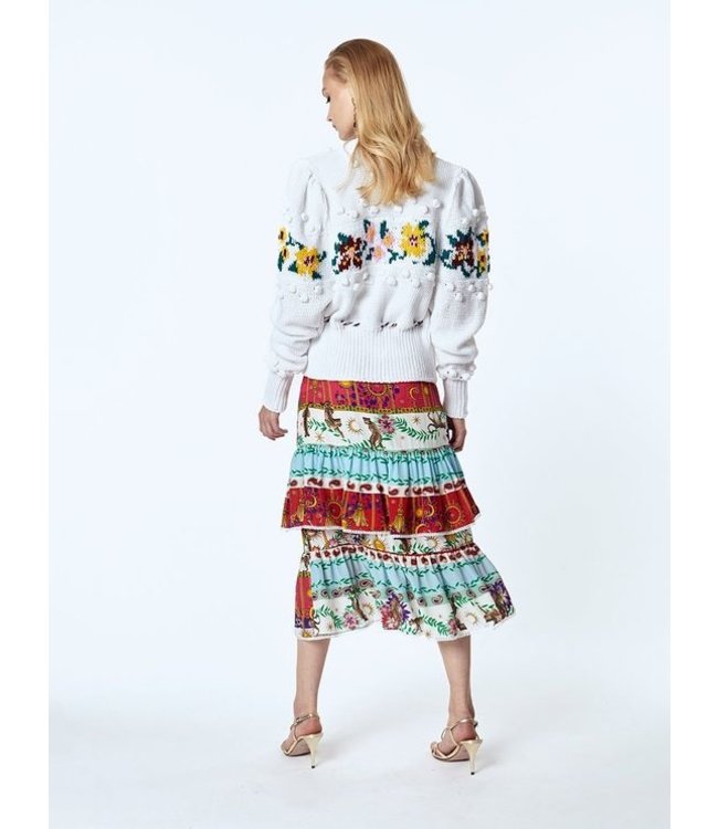 Hayley Menzies Gonna Enchanted Leopard Midi Frill