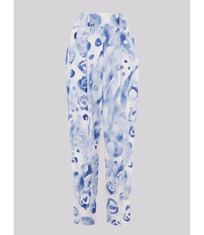 Hayley Menzies River Jaguar Cotton Twill Tailored Trousers