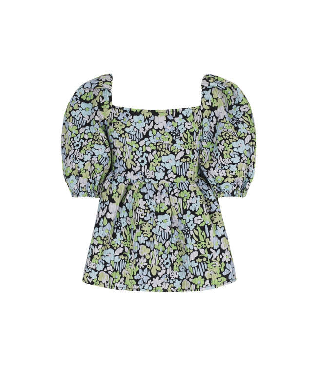 Stine Goya Kinsley Top - Abstract Evening Floral