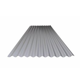 Rechte Golfplaat 76/18, RAL 9006 Blank Aluminium