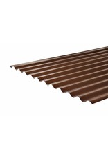 Rechte Golfplaat 76/18, RAL 8014 Sepiabruin