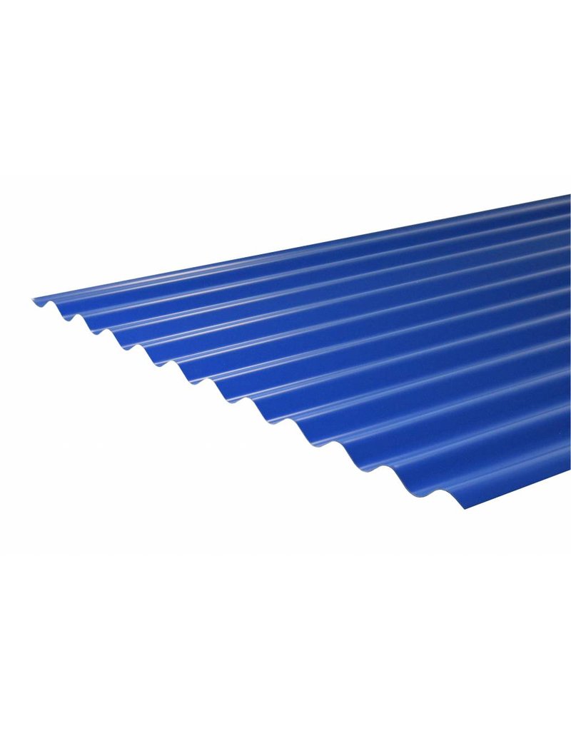 Gebogen Golfplaat 76/18, RAL 5010 Gentiaanblauw