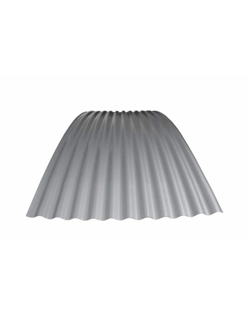 Gebogen Golfplaat 76/18, RAL 9006 Blank Aluminium