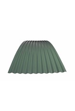 Gebogen Golfplaat 76/18, RAL 6011 Resedagroen