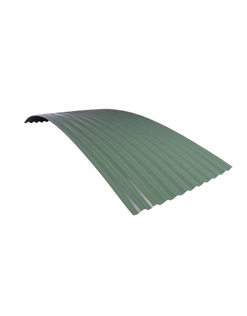 Gebogen Golfplaat 76/18, RAL 6011 Resedagroen