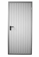 Stalen loopdeur inclusief frame en beslag, RAL9016 Verkeerswit