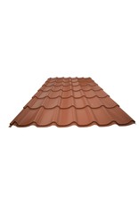 Metalen Sandwich Dakpanpaneel 24/1100, RAL8004 Terracotta