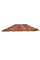 Metalen Sandwich Dakpanpaneel 24/1100, Terracotta Mat