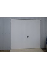 Geïsoleerde Stalen MZ Deuren, RAL 9002 Grijswit, inclusief deurbeslag