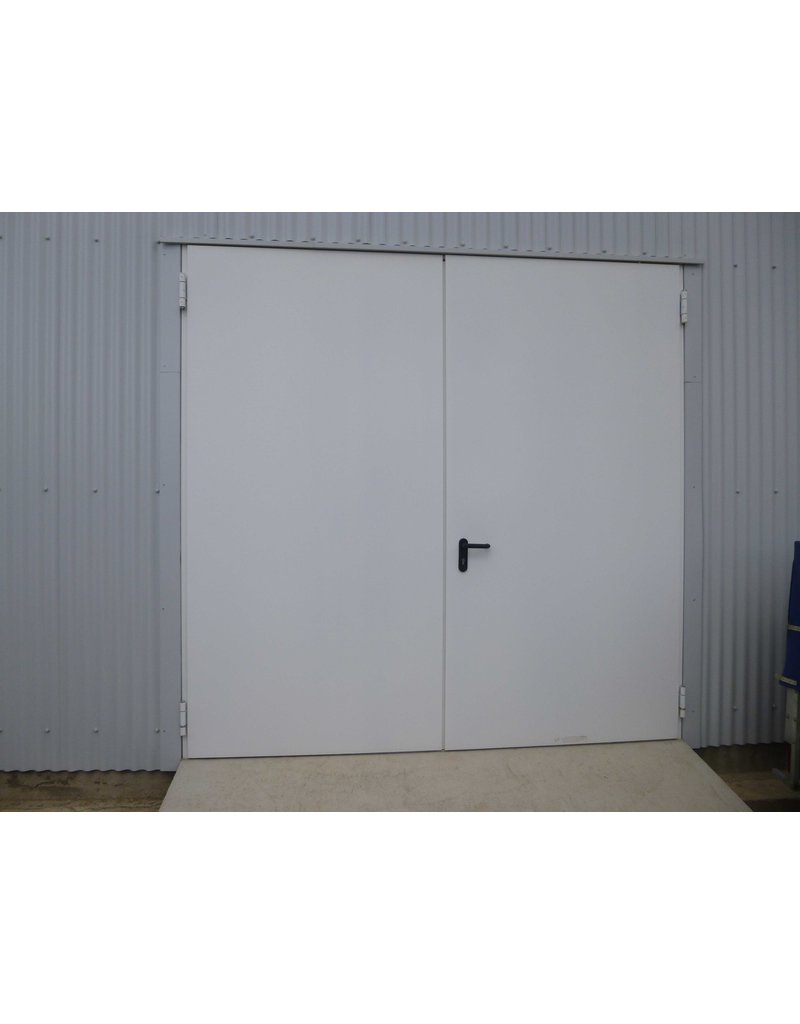 Snoei Geïsoleerde stalen MZ Deuren, RAL9002, openslaande deuren