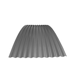 Gebogen Golfplaat 76/18, RAL 9007 Grijs Aluminium