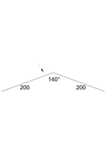 Nokstuk 200x200 mm RAL 9006 Blank Aluminium