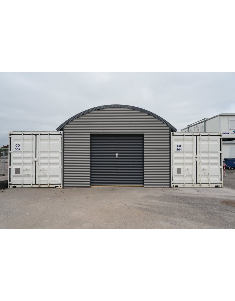 Stalen Containeroverkapping 7,5 meter