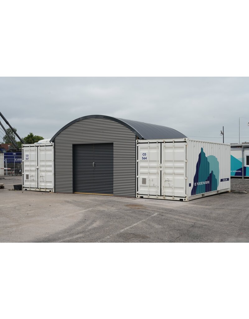 Stalen Containeroverkapping 7,5 meter