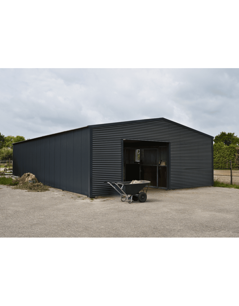 Bouwpakket Zadeldak loods 8m breed