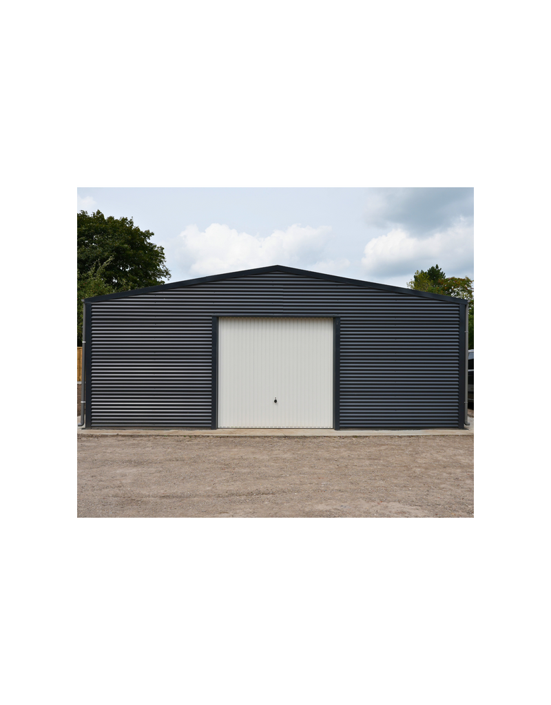 Garagekanteldeur 2500 x 2375 mm, RAL 9016 Verkeerswit