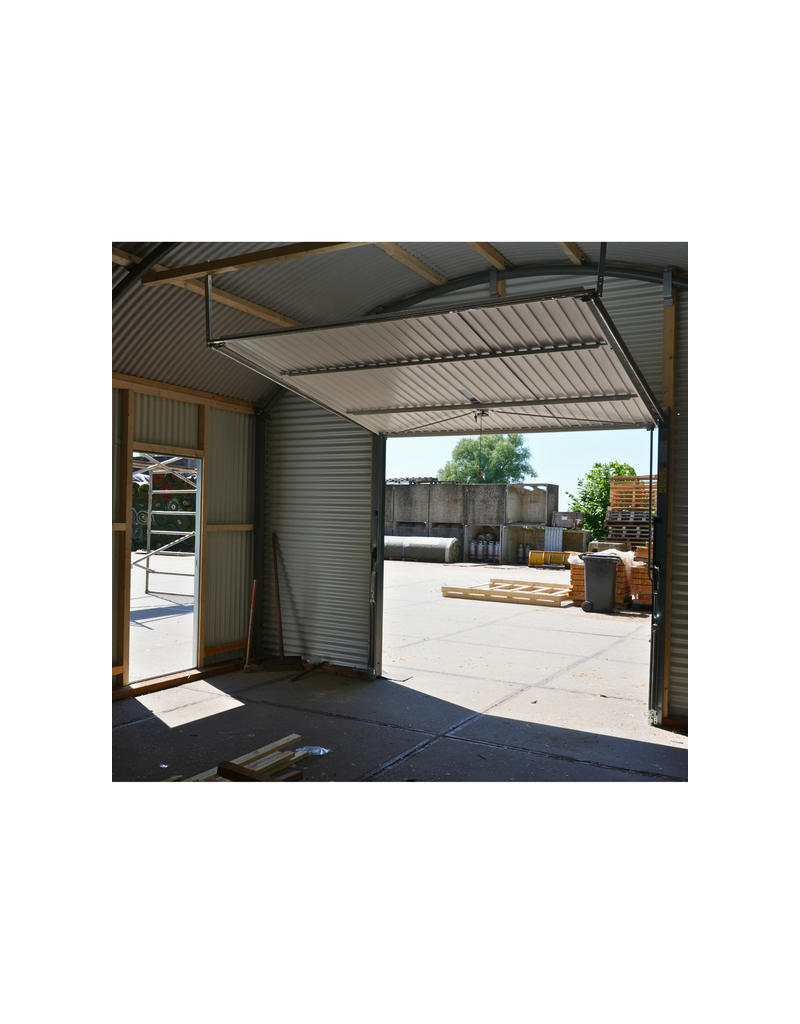 Garagekanteldeur 2500 x 2375 mm, RAL 9016 Verkeerswit