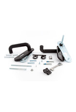 Stalen loopdeur, incl frame, RAL 6009 Dennengroen