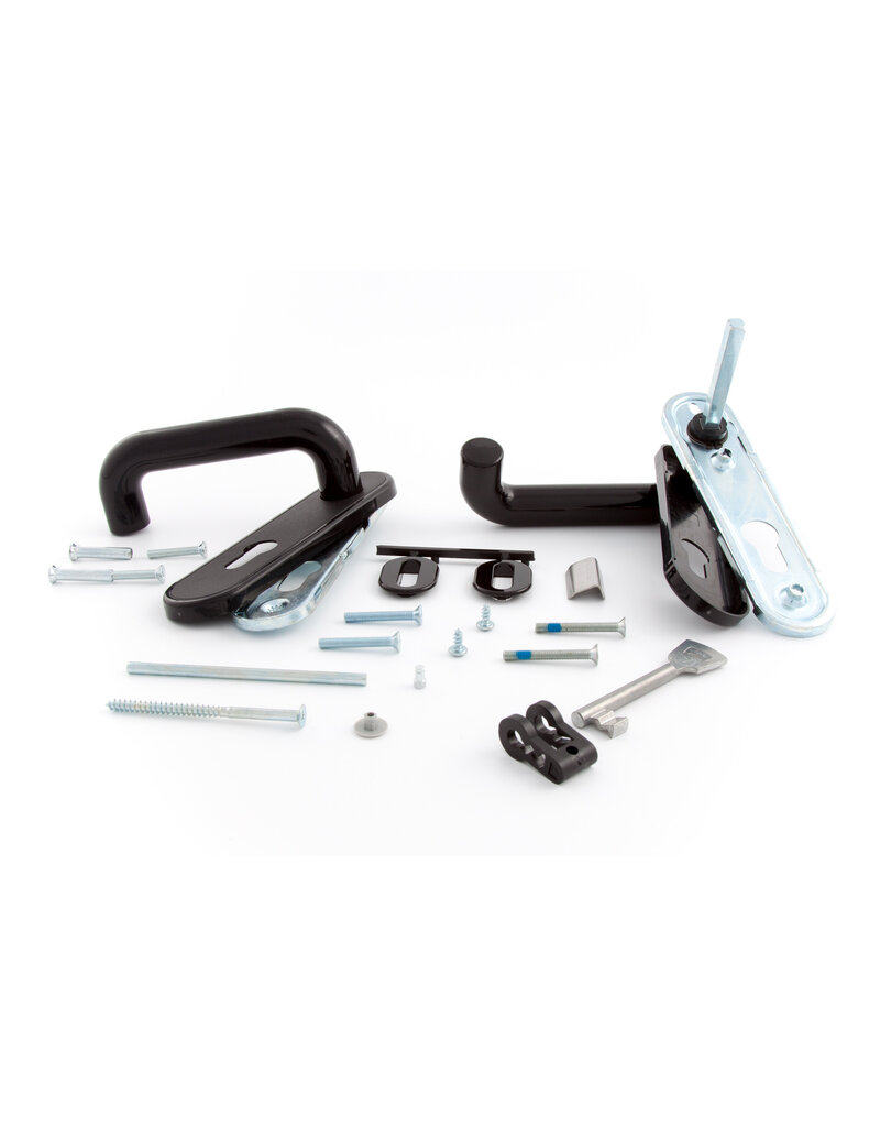 Stalen loopdeur, incl frame, RAL 6009 Dennengroen