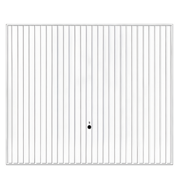 Garagedeur 2500x2375 mm, RAL9016 Verkeerswit