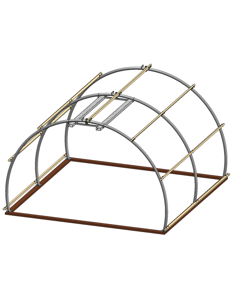 Dierenverblijf - Meerprijs stalen hijsframe