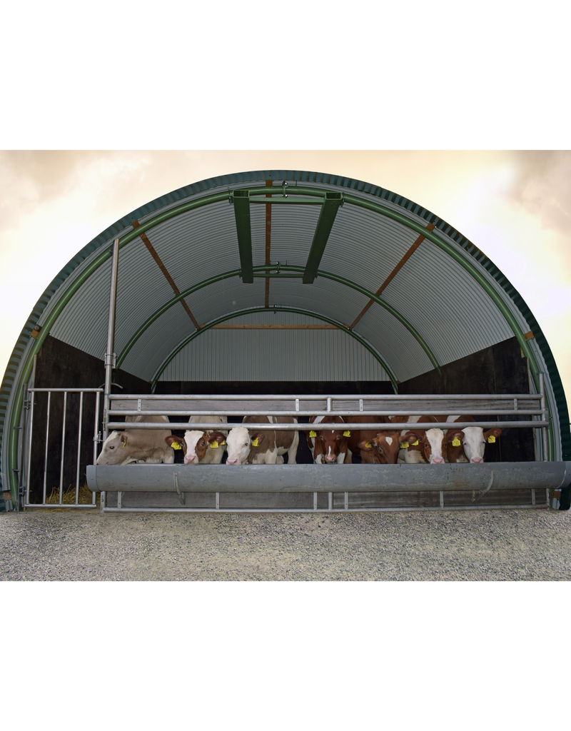 Dierenverblijf - Meerprijs stalen hekwerk