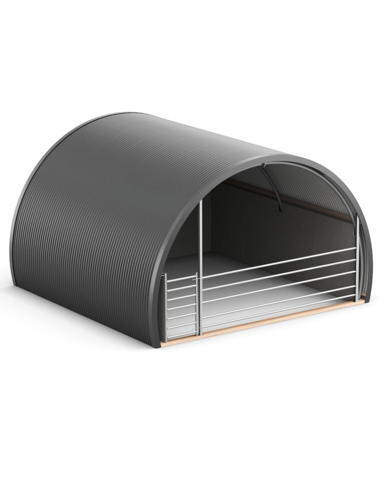 Dierenverblijf - Meerprijs stalen hekwerk