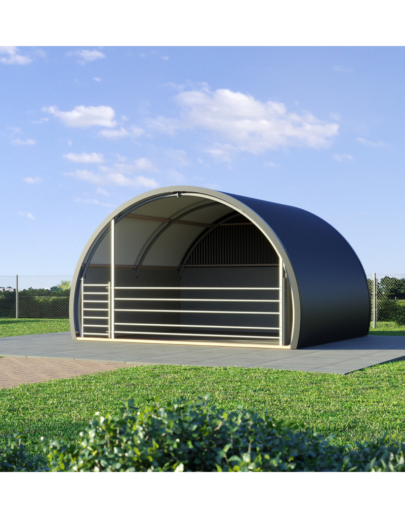 Dierenverblijf - Meerprijs stalen hekwerk