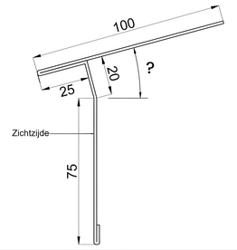 Startprofiel Felsplaat, L=3000mm