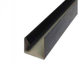 Eindprofiel Groen met houtnerf, 3000 mm