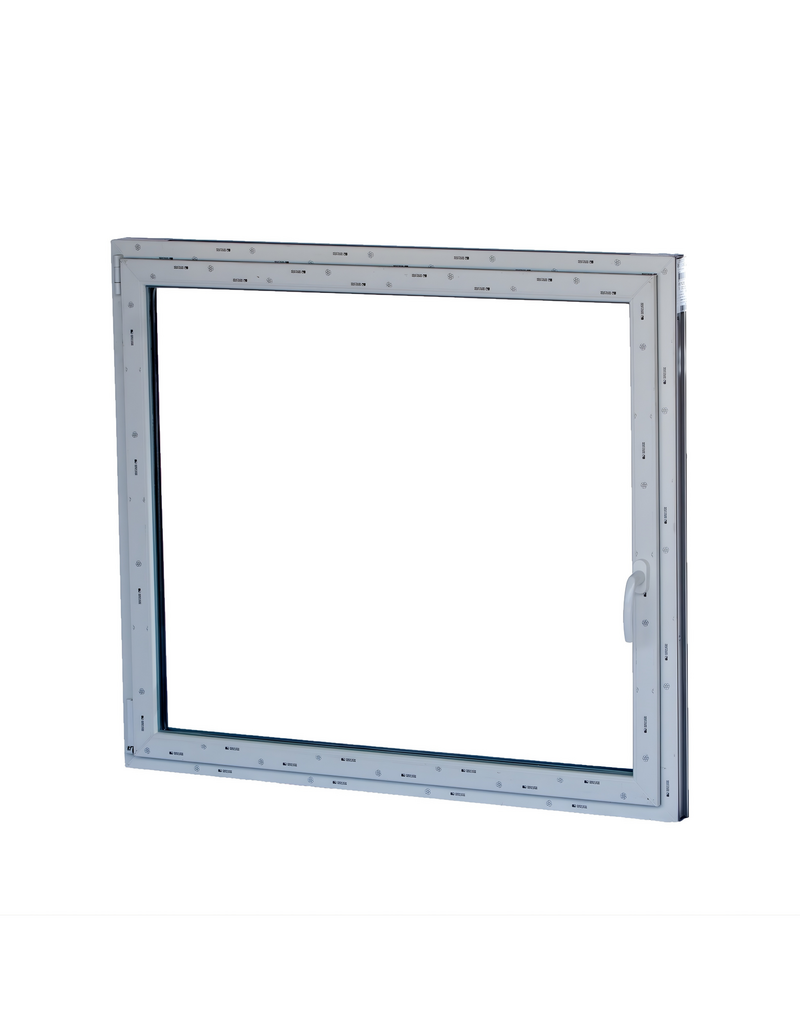 Kunststof draai/kiepraam, geïsoleerd, 1200 x 1050 mm (BxH)